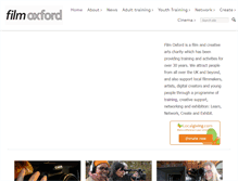Tablet Screenshot of filmoxford.org